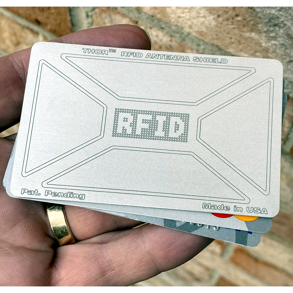 THOR™ Credit Card RFID shield by Superior Titanium Products, Inc